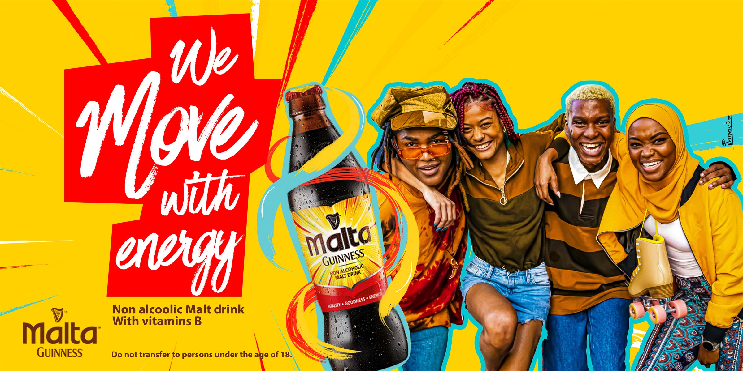 Visuel Malta Guinness We Move with energy